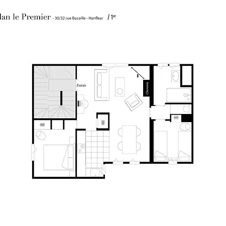 L' Annexe Du 10honfleur Appartamento *