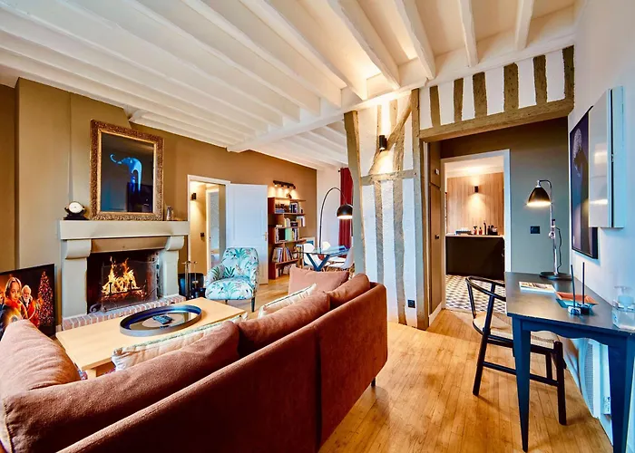 L' Annexe Du 10honfleur شقة *